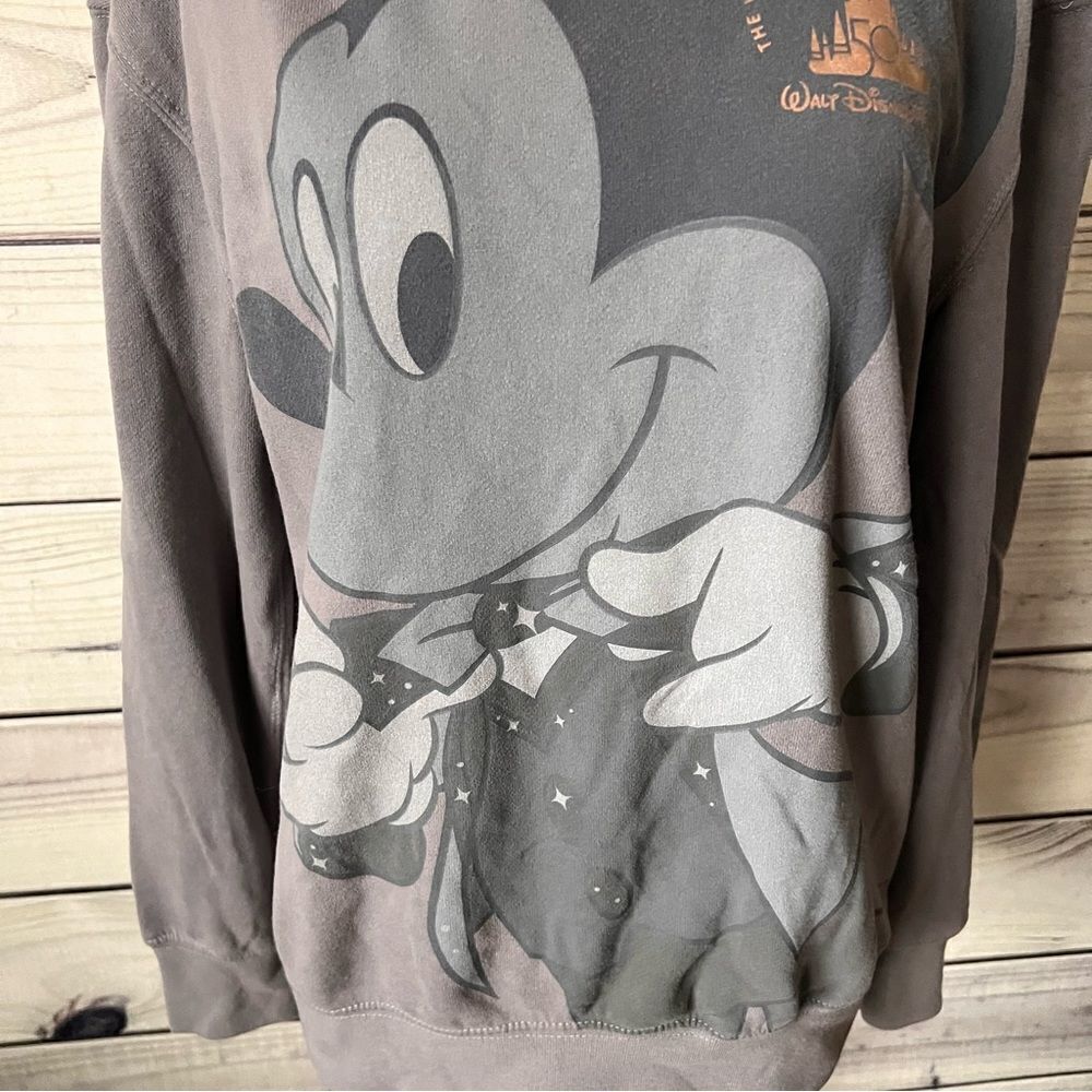 Walt Disney World 50th Anniversary Mickey Mouse Crewneck Sweatshirt - Picture 5 of 8